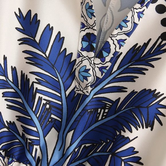 Palm Print Midi Skirts Set - Picture 11 of 16